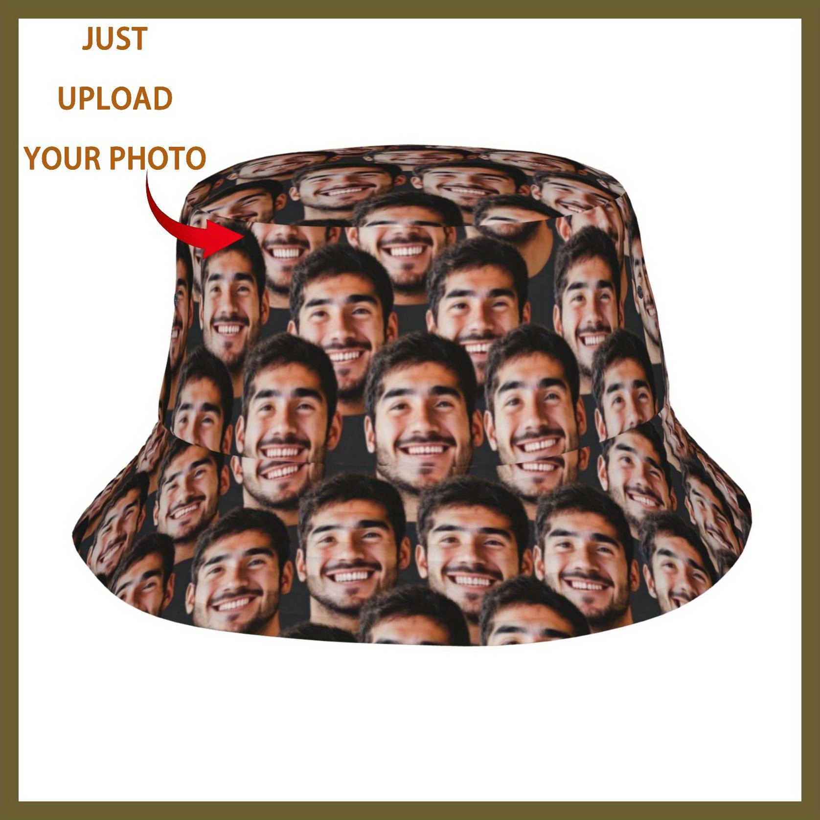 TEMU Sporty And Casual Bucket Hat. Design Your Own Unique Bucket Hat With Custom Images Or Text, Making It An Excellent Gift For , Family, Or Couples