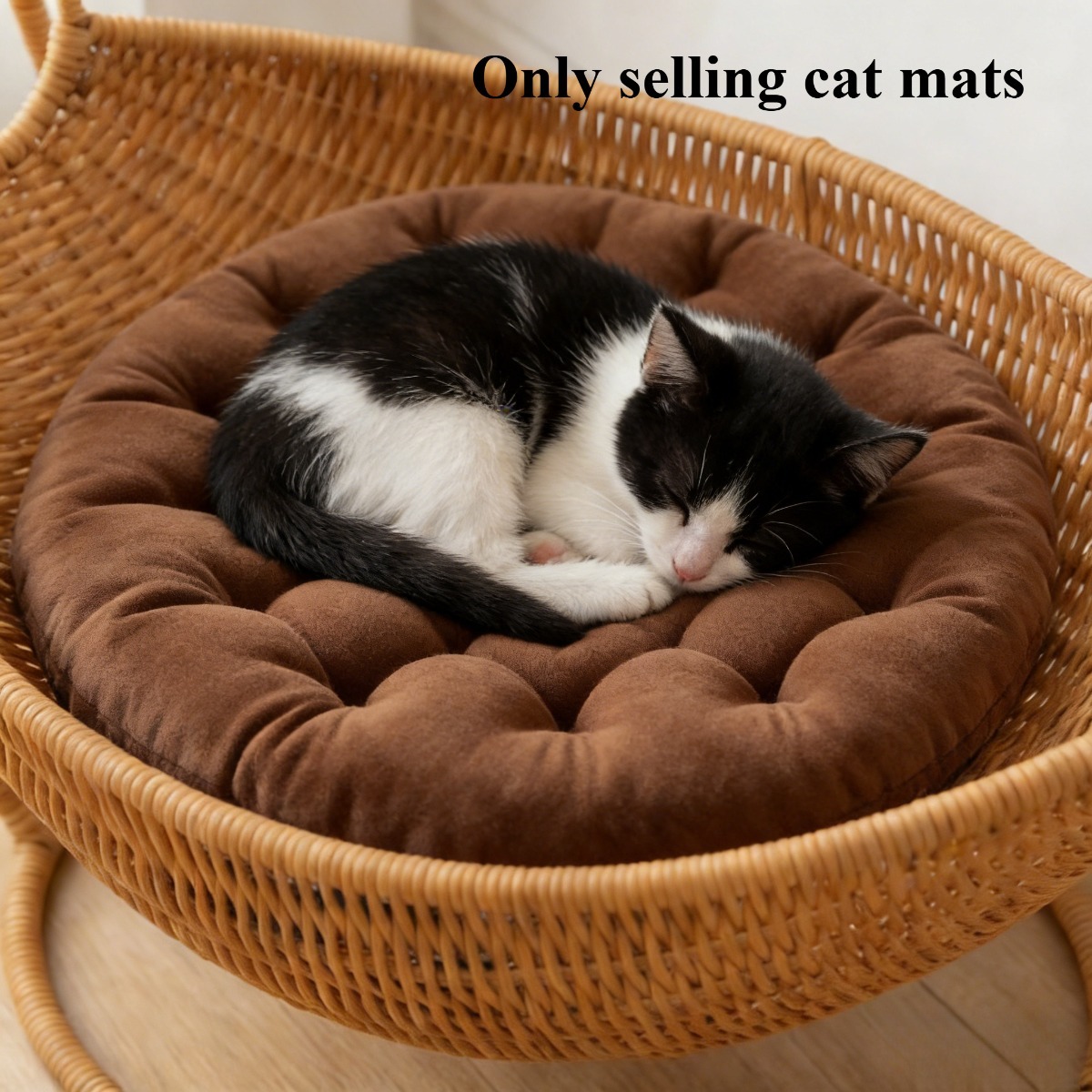 TEMU Handmade Large Cat Hammock Mattress | Durable And Breathable Woven Hanging Bed, With Soft Cushion Design, Indoor Pet Mat, Suitable For Cat