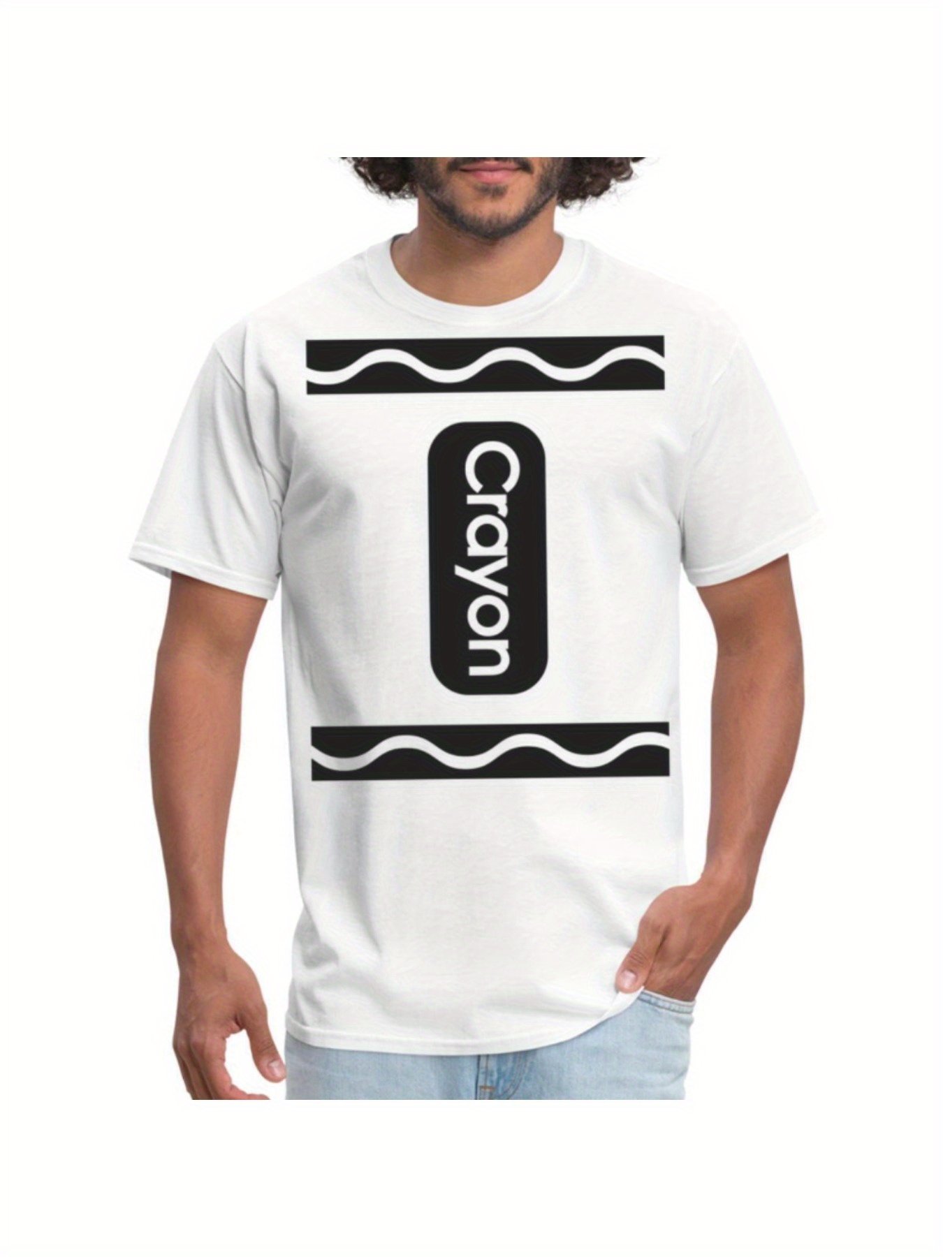 crayon shirt sold on Temu United States