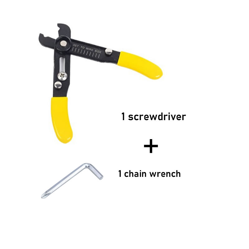 TEMU 2pcs Professional Jewelry Chain Pliers And Screwdriver Set, With Adjustable Stripper And Toothless Jaw - Rivet Opener, Anti-slip Handle, Sturdy