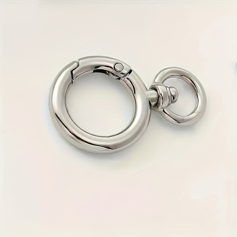 Image of 15pcs Multifunctional Keychain Additions For Outdoor Leisure 360 Degree Rotating Hook, Camping And Travel Gear | Multifunctional Hook | Durable Alloy Material, Keychain Hook