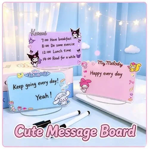 Task. Check Cartoon desktop whiteboard sold on Temu United States