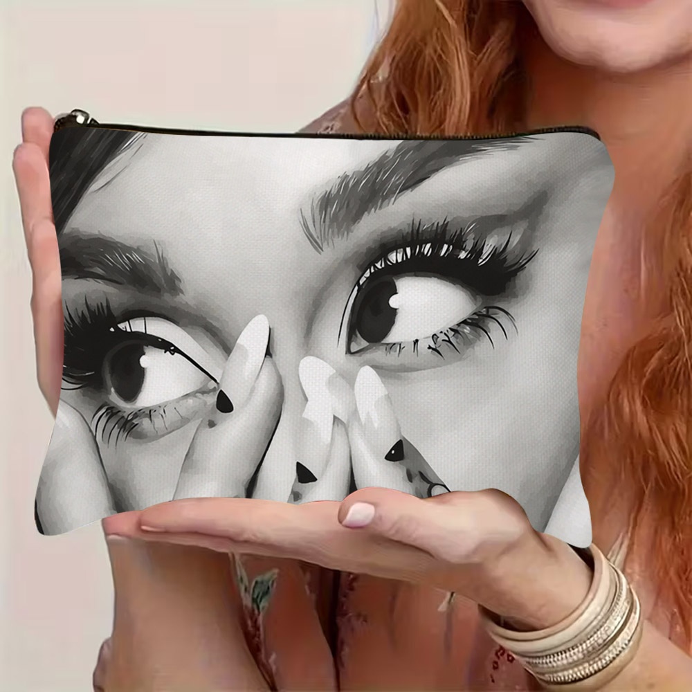TEMU Ari Pose Photography Makeup Bag, Simple Makeup Organizer, Suitable For Dorms Or Small Spaces, Keeps The Area Tidy And