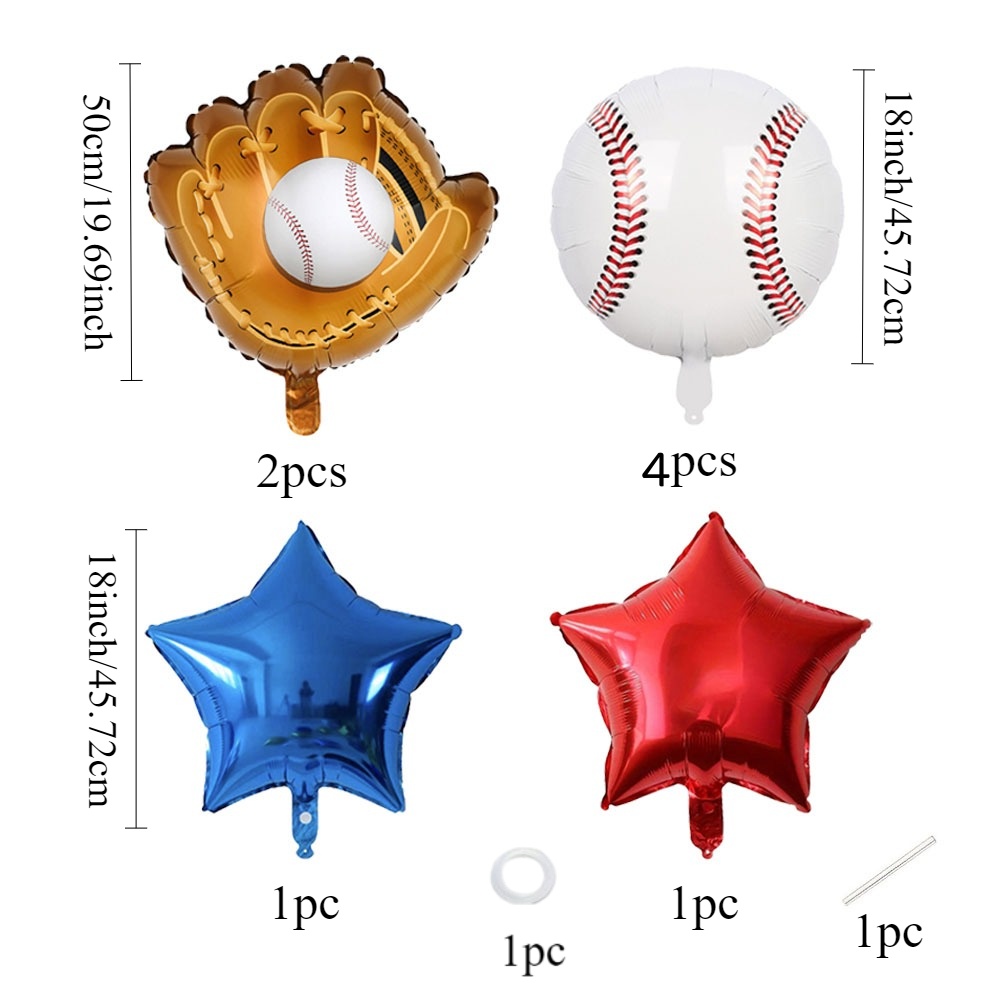 TEMU Ensemble de 9 ballons de fête (ballons, , ), idéal pour décorations de fête d'anniversaire, célébrations d'anniversaire, décorations de fête sur