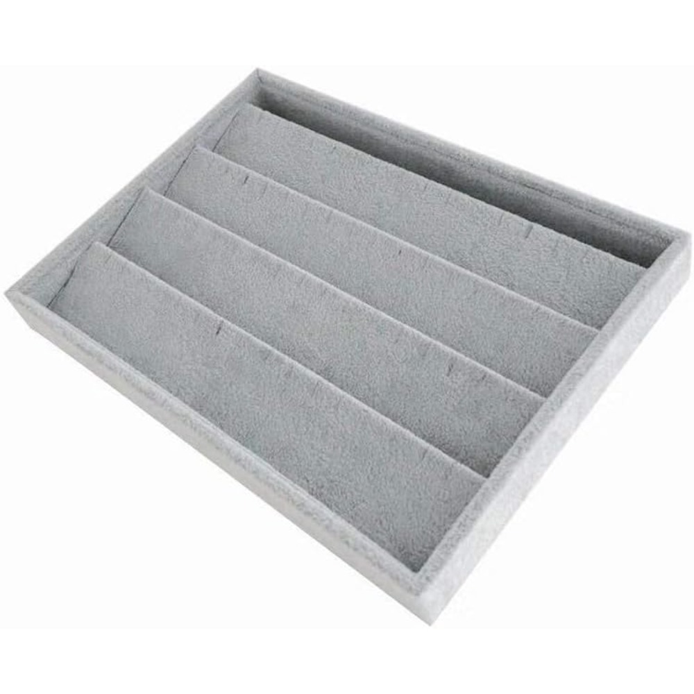 2pcs Jewelry Earring Tray Set, Stackable Organizer