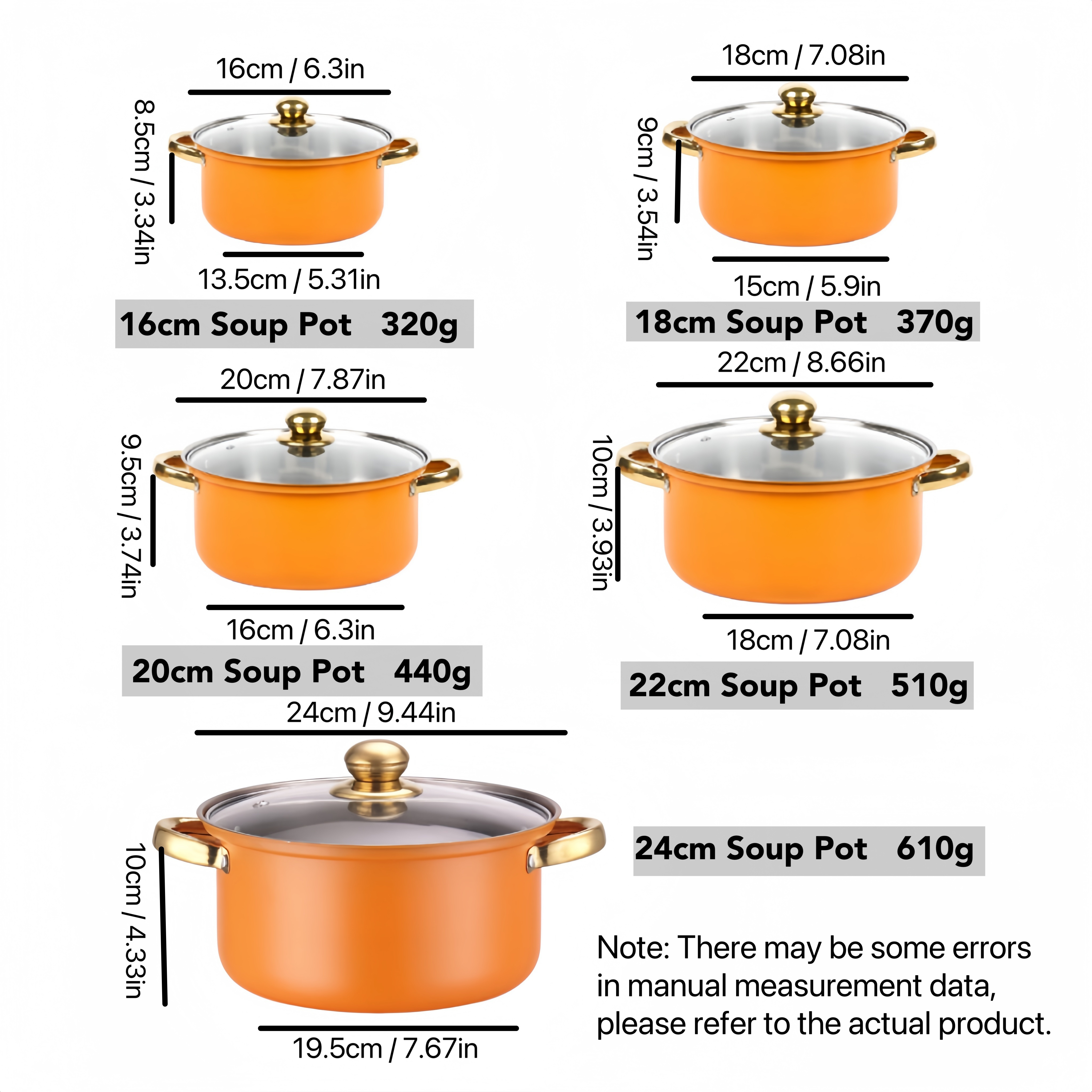 10pcs heavy duty cookware set non stick   metal pots pans and bowls for home dorm and camping dishwasher safe compatible with all stovetops details 2