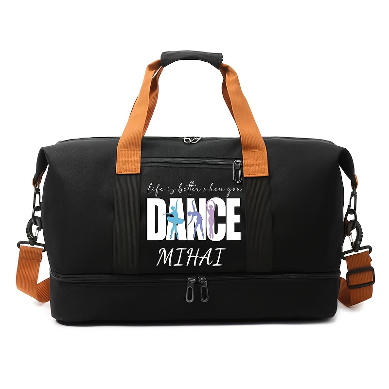 TEMU per scarpe personalizzabile con ! Borsa da viaggio per il semestre primaverile, per viaggi, fitness e vita ! multifunzionale, borsa a tracolla e