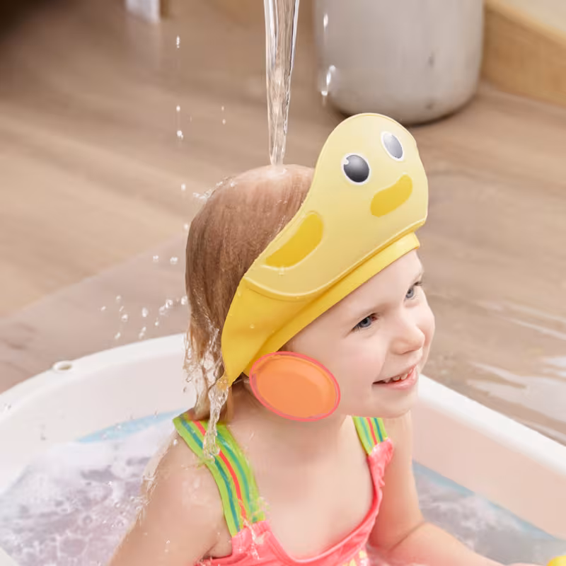 1 2pcs adjustable duck shower cap for suitable for and shampoo cap shower cap bath cap shampoo cap a must have for and when bathing and washing their hair Product details 1