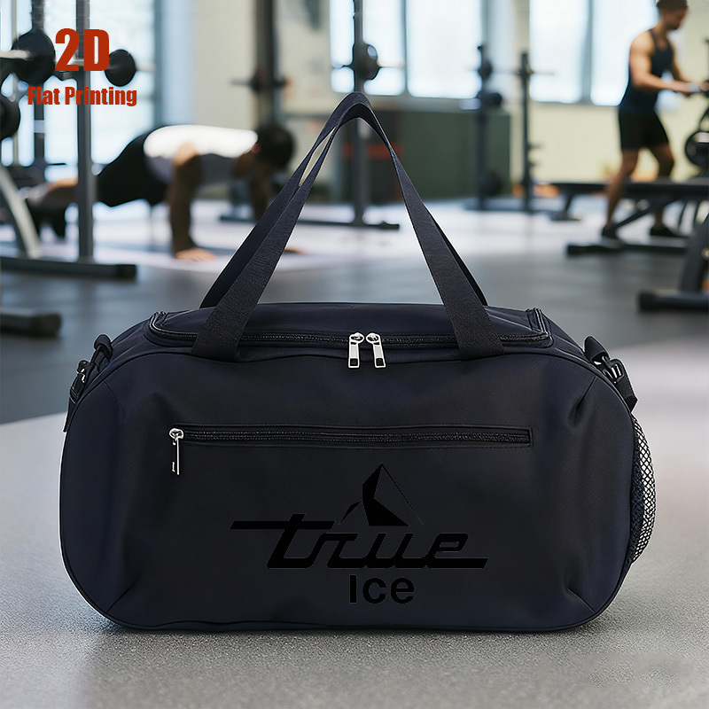 1pc   hockey gym bag for men men and woman large capacity gym bag outdoor yoga bag ms ef multiple compartments zippered pocket side mesh pocket adjustable strap