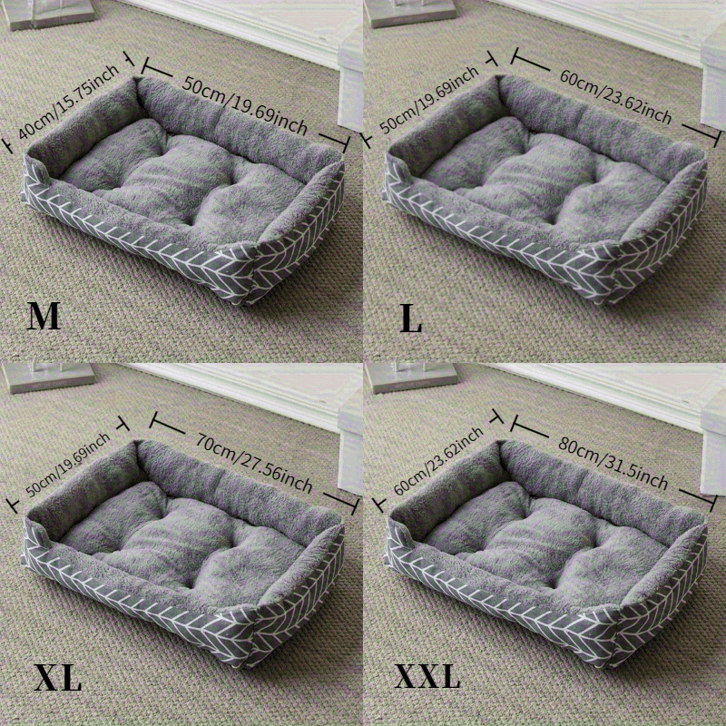 3 sizes   plush dog bed with removable washable cover   for     durable polyester indoor pet bed for small to medium dogs cats pet bed for dogs   furniture soft texture cover Product details 2