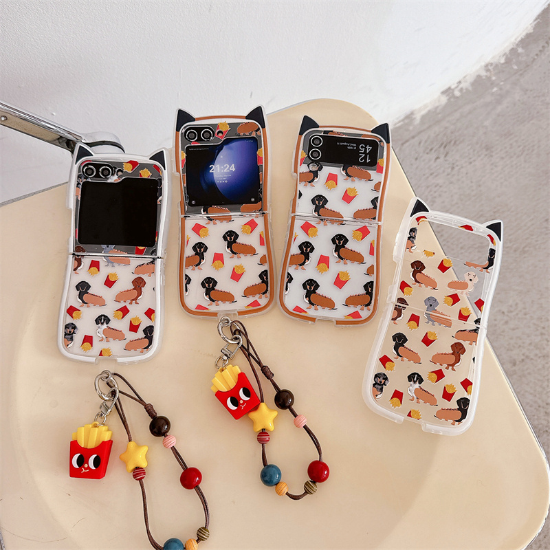 adorable three dimensional cat ears dachshund dog compatible