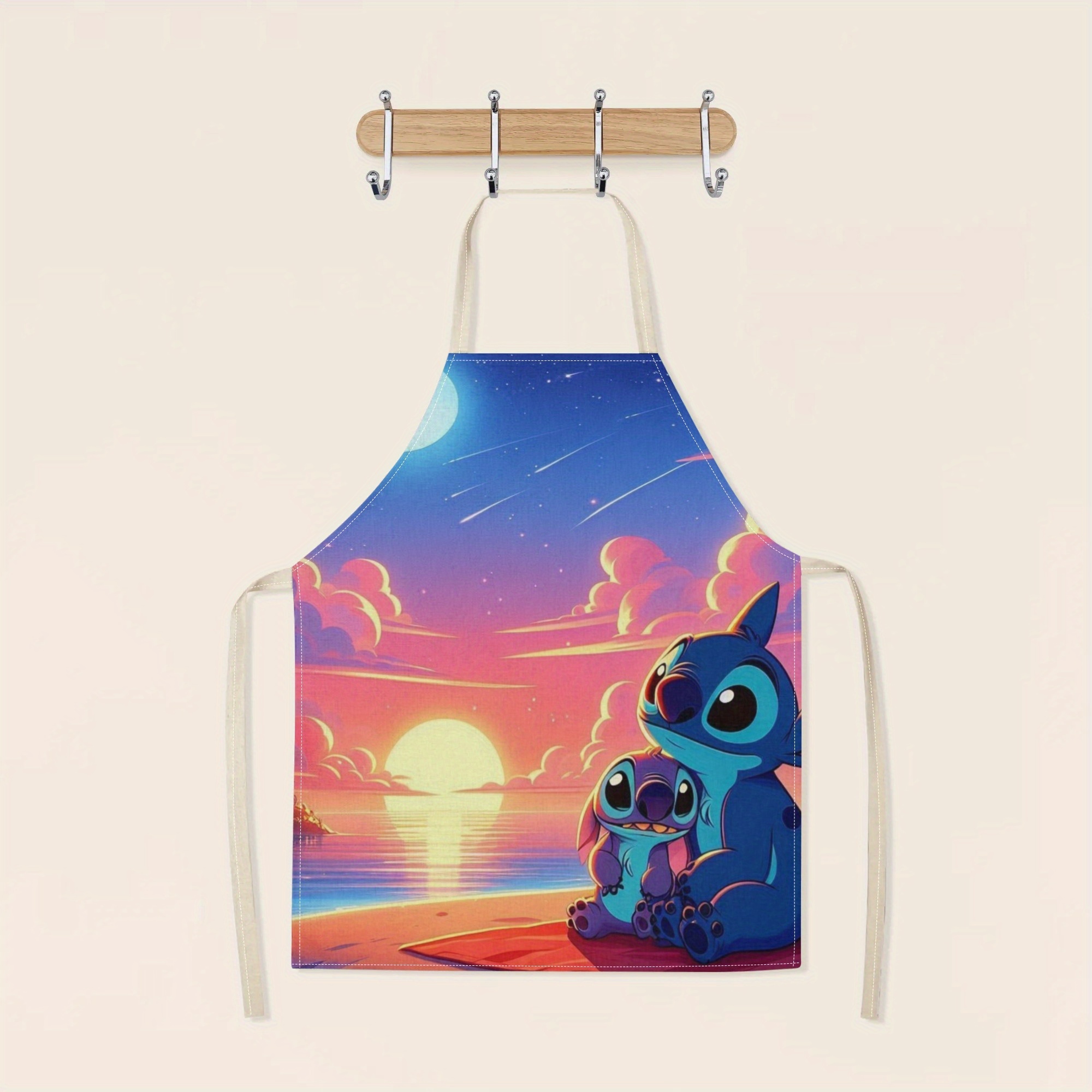 disney   a stylish waterproof apron featuring adorable cartoon designs of  ,  ,  ,  , and more.   beautiful and fashionable, with a simple and elegant style, suitable for hotels, supermarkets, restaurants, fru hops, bubble tea stands, and   home use. details 2