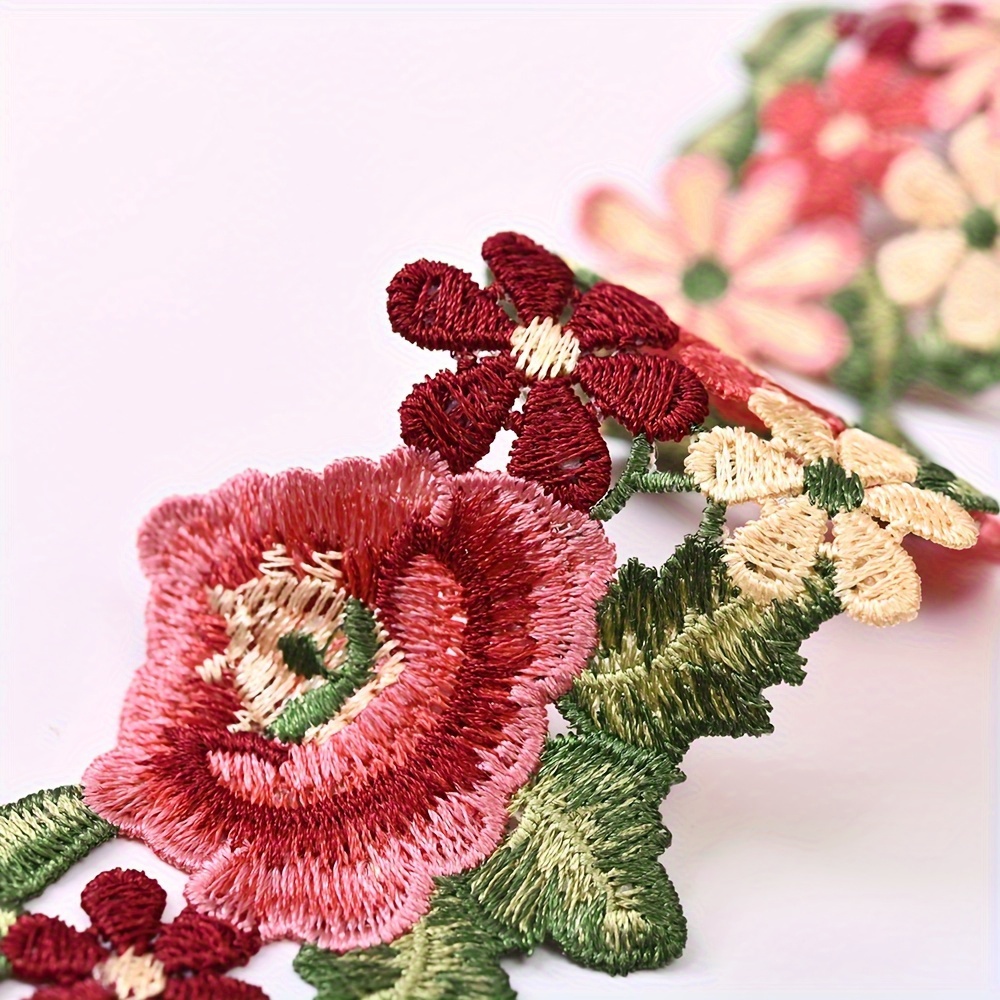 TEMU Accesorios de Bordado Hechos a para Ropa, Sofá, Dobladillo de Cortinas, Decoración Festiva, Material DIY