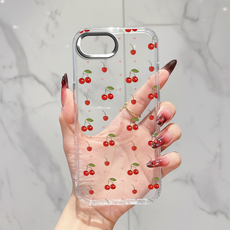 TEMU Phone Case - Compatible With Iphone 16e 17e Anti-yellowing Shockproof Transparent Phone Case, Soft Tpu Scratch-resistant Slim Phone Cover,
