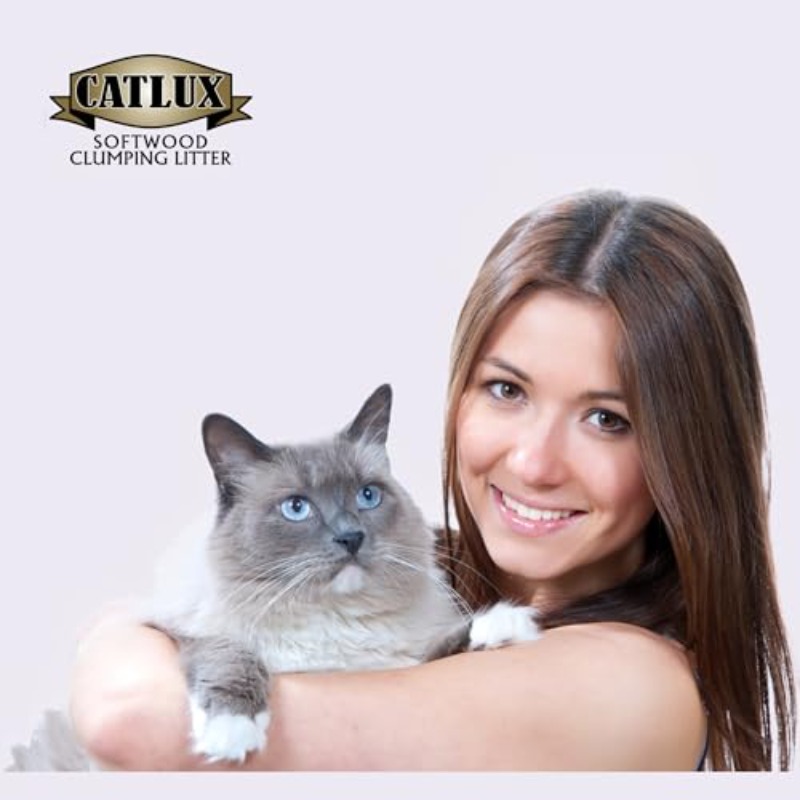 Light Clumping Cat Litter for Cats Natural Softwood Pine Scent