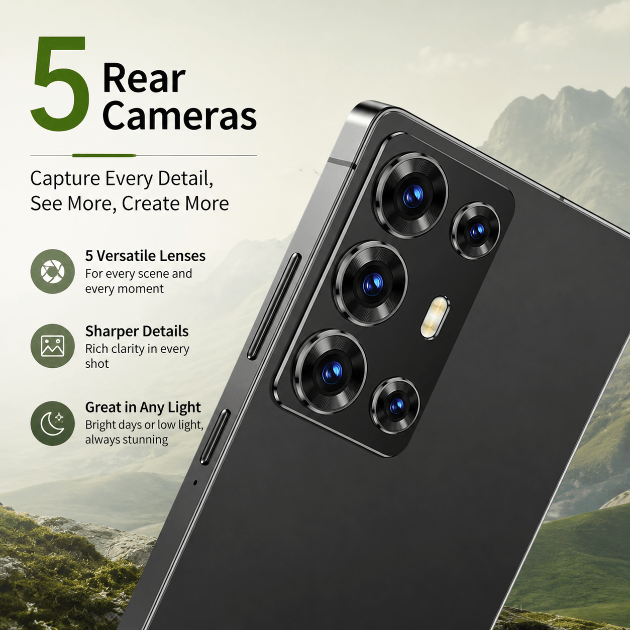 smooth gaming experience unlocked phone with 4gb 64gb large memory provides responsive control and stable performance   with 6 8 inch hd screen   facial unlock and complete additions Product details 5