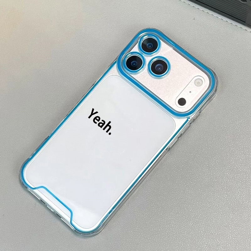 TEMU para Teléfono - de Regalo con Fáciles, Azul Cielo de Moda , Acogedora y Amor a , Multicolor Clásica Perezosa con para iPhone 17, 16, 15, 14, 13,