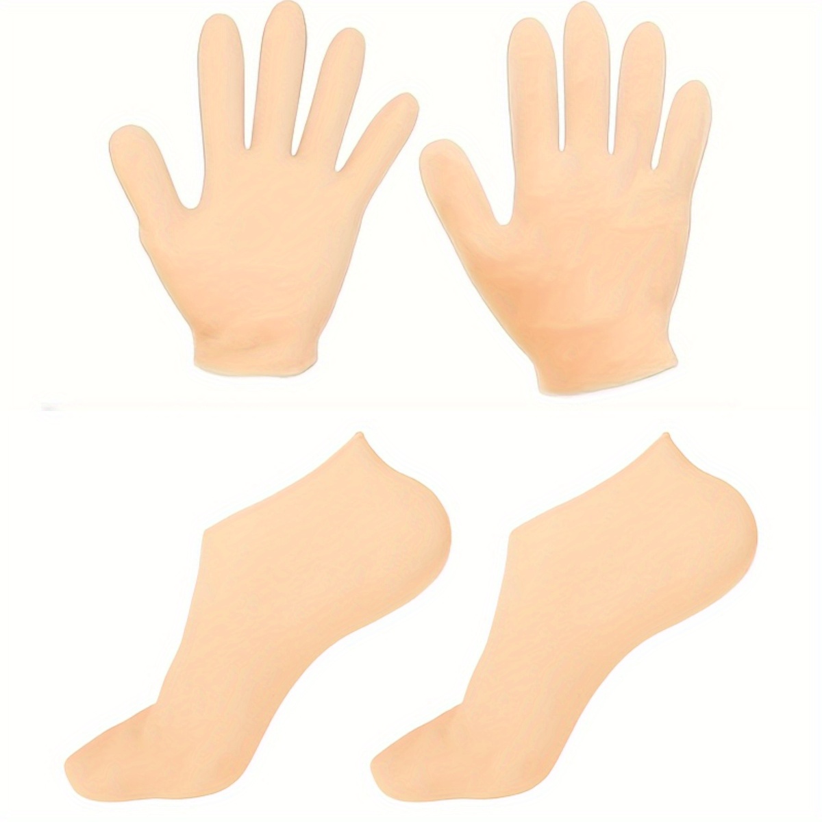silicone hand covers set moisturizing night Temu Saudi Arabia