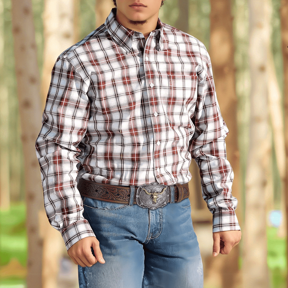 whlppy 1pc vintage western brown belt men women unisex Temu