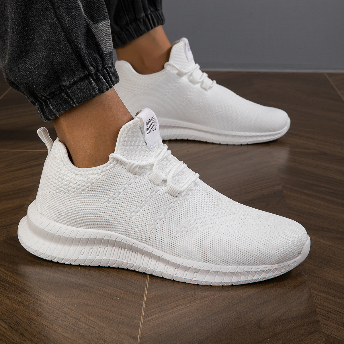 TEMU Sneakers, Spring Summer Men's Athletic Shoes, Breathable Lightweight Mesh, Trendy All-match Running Shoes, Men's Casual Shoes, Fitness Badminton