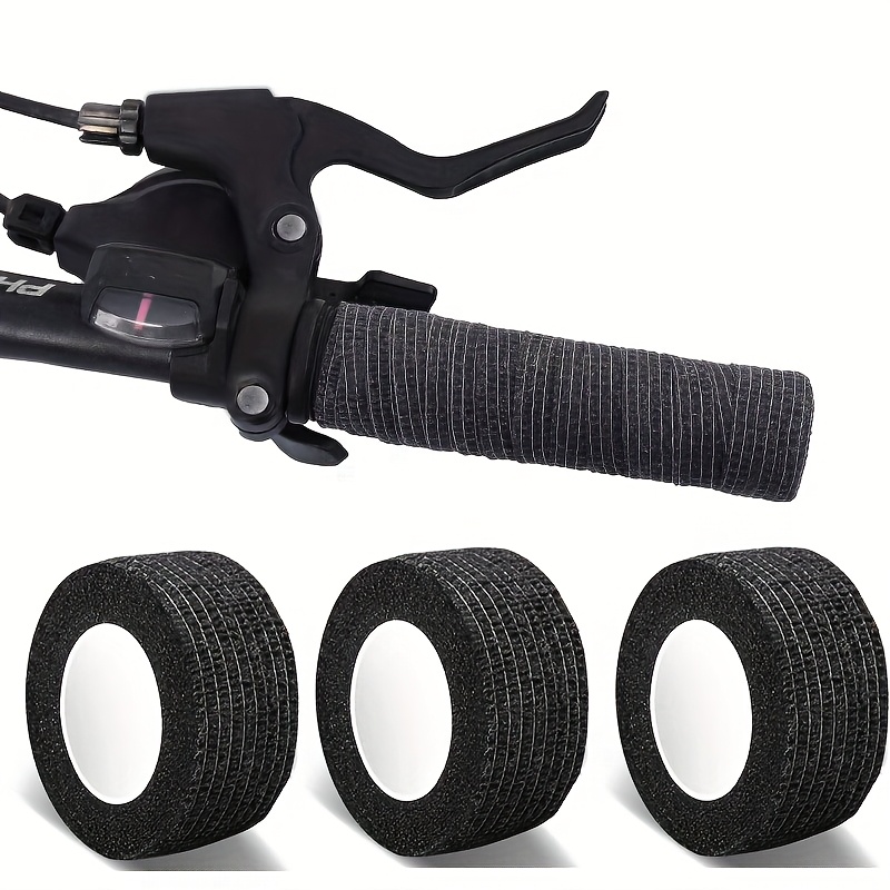 3 Rolls Bicycle Handlebar Tape - Ergonomic Non-slip Grip, Durable Plastic Adhesive Compatible For Bikes, Flexible Bike Handle Tape Suitable For Road And Mountain Bikes