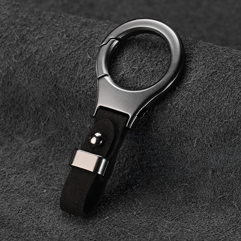 TEMU 1 porte-clés minimaliste en daim, créatif et tendance, pour hommes, femmes, couples