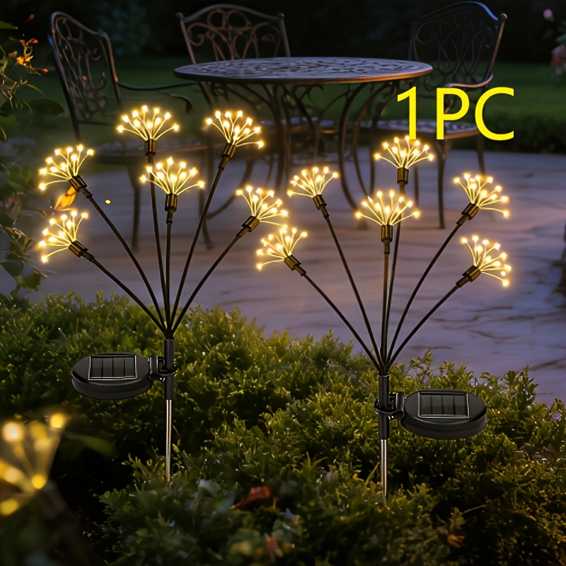 E-shop [Solar Starburst Licht] Licht, Solar Licht, IP65 Warmweiß Solar Licht Außenbereich Hof Dekoration, 8 Sonnenuntergang Dämmerung Straßenlaterne,