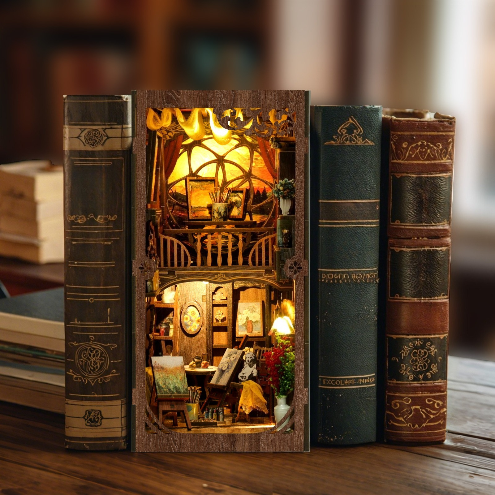 DIY Pop-Up Book Kit, 3D Desktop Decoration Model