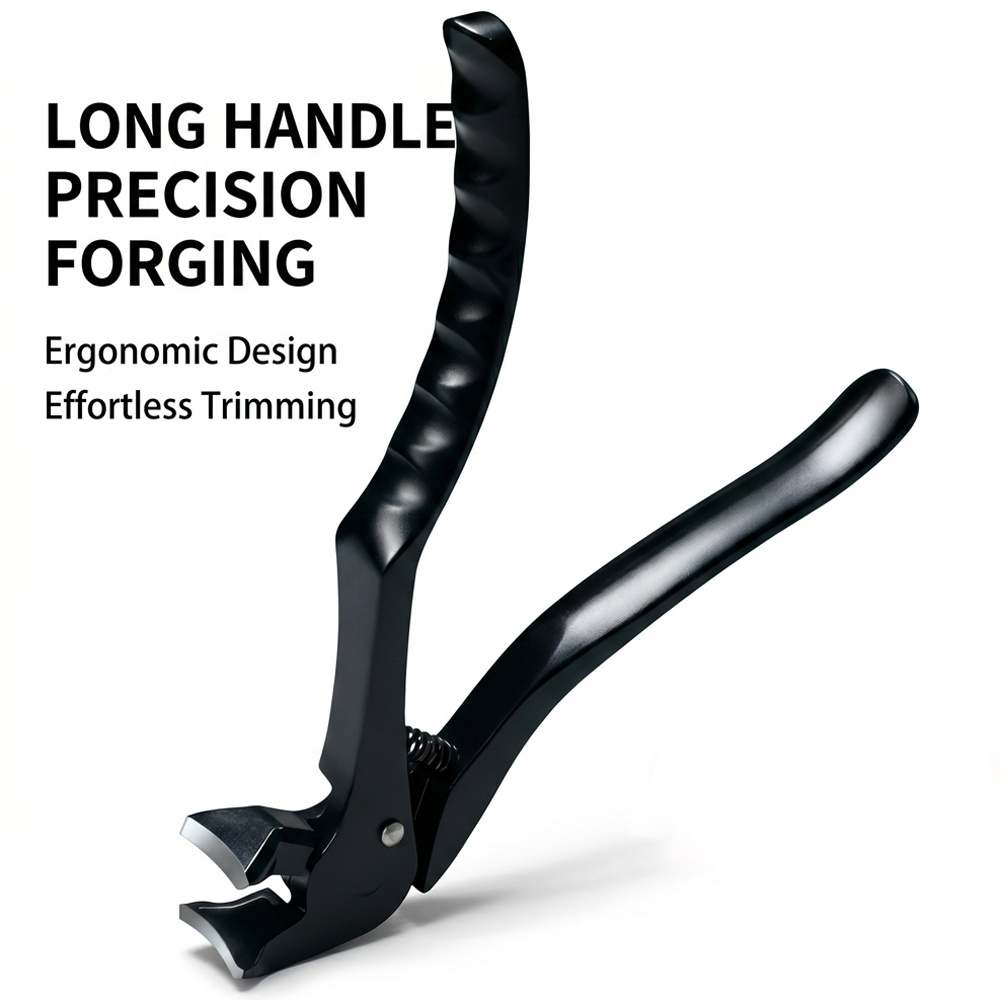 TEMU Elderly Toenail Clippers, Long Handle Angled Head Toenail Clippers, Suitable For Thick Nails, Suitable For The Elderly, Wide Opening, Large