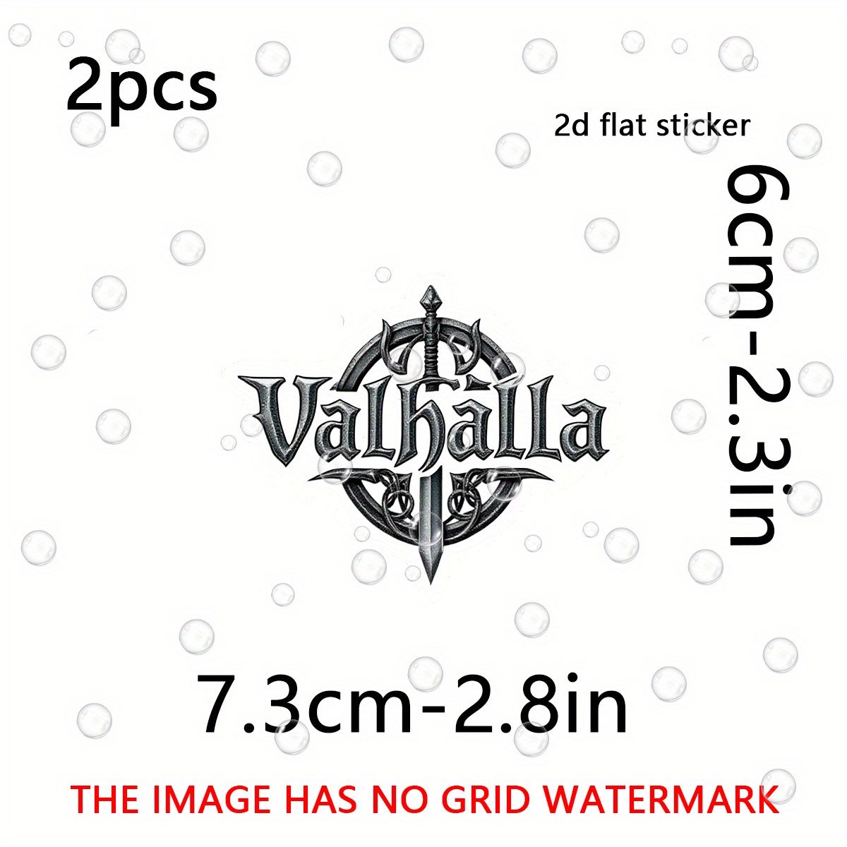 Image of Set Of 2 Vinyl Decals With A Matte End, Ideal For Use On Laptops, Motorcycles, Toolboxes, Fridges, Electric Scooters, And As Bumper Stickers