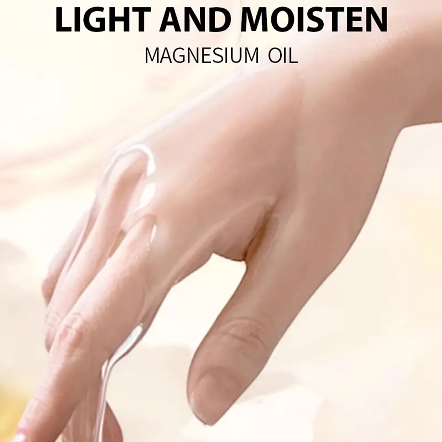 Magnesium Oil Designed for The Care of Muscles And Joints - Quickly Absorbed, Provides, Free from Alcohol And Fragrances, a Natural Solution Suitable for Athletes And Older Adults, for All Light Beige Skin Types