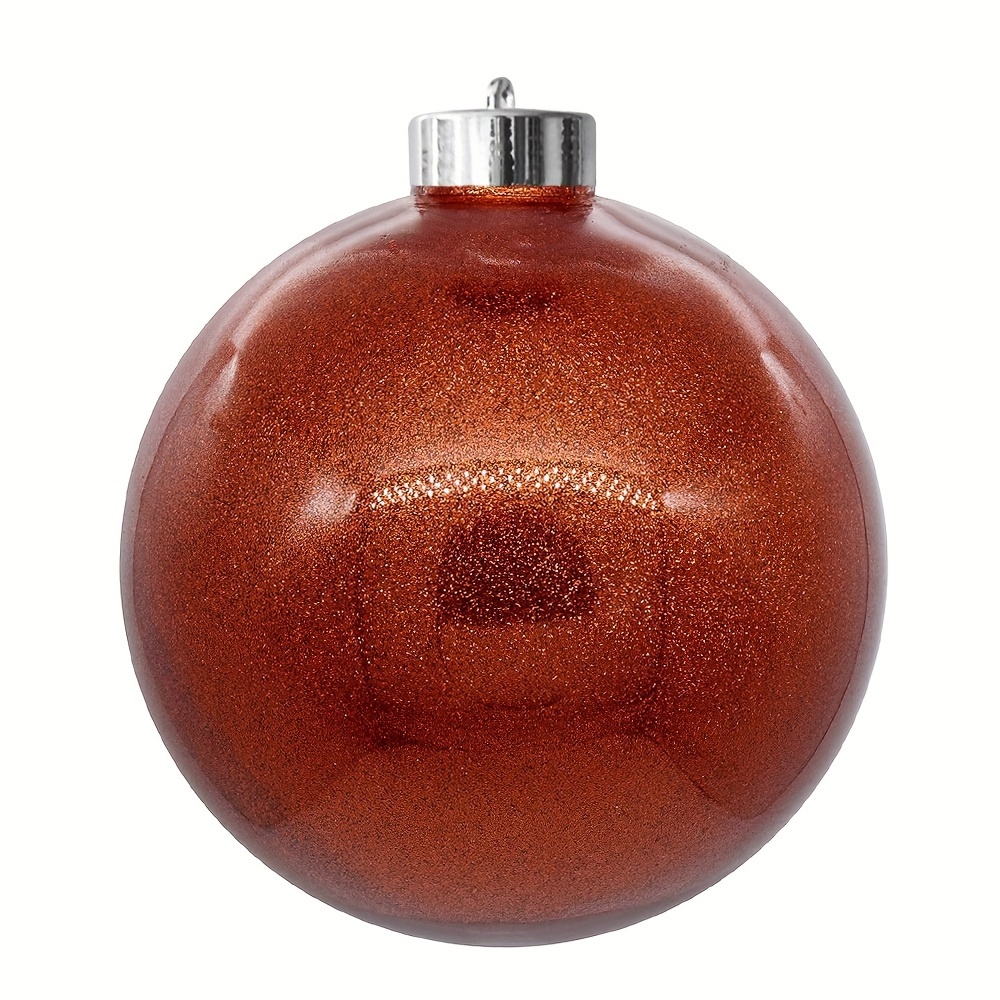 TEMU 1pc, 20cm/8-inch Transparent Christmas Ornament Ball, Party Decoration, Hanging Tree Transparent Christmas Ball, For Christmas, Wedding,