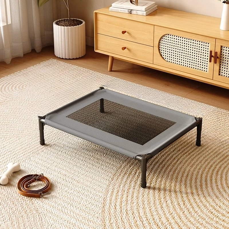 portable military style cooling dog bed kennel suitable for small medium large dogs breathable temperature controlled washable bed with assembly ventilation system for travel camping use for puppies and pets Product details 9