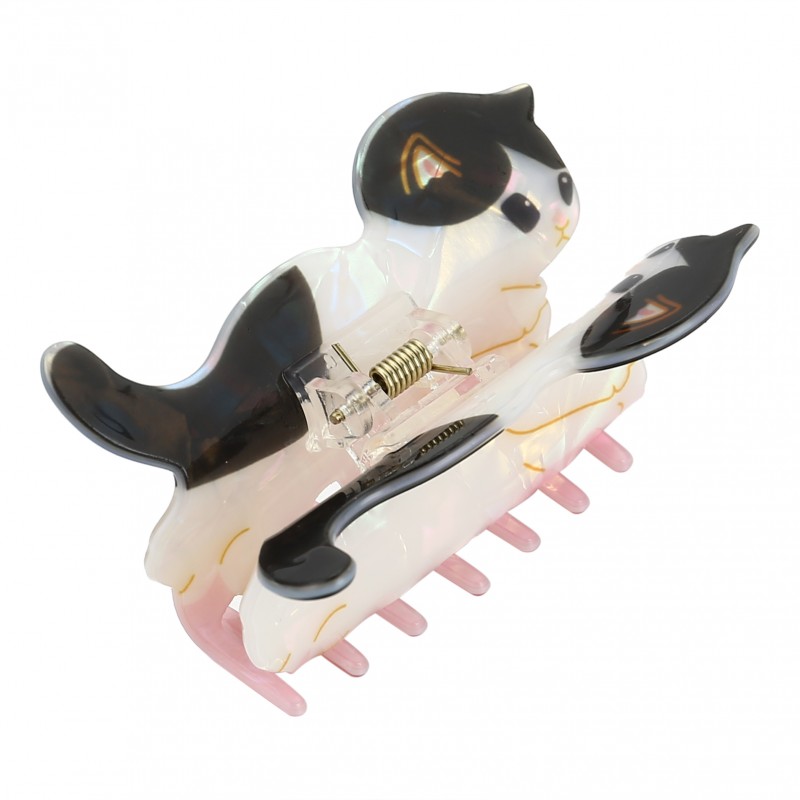 E-shop Katzenaugen Strass Haarspangen Pferdeschwanzhalter Schleuder Hai Clip für Haarstyling Zubehör