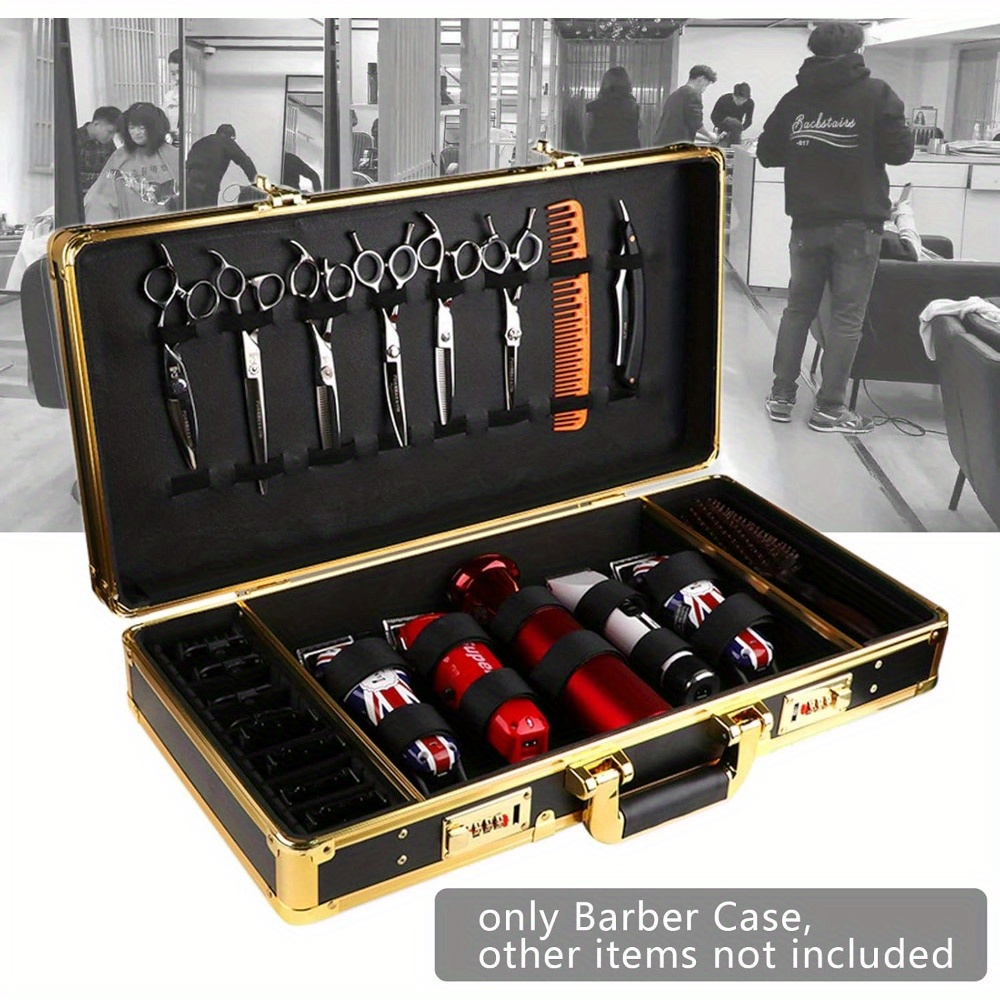 professional barber tool travel case lock Temu