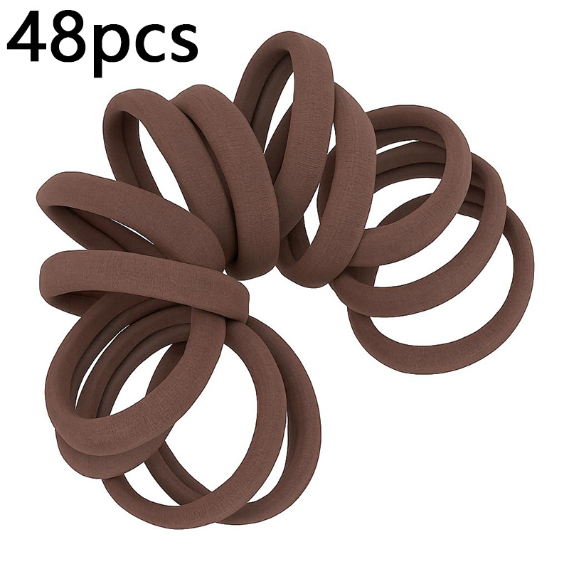 Image of Seamless Headband - Blonde Hair, Gentle Headband Without Damage, Standard Size 1.5 Inches, Soft And Elastic Fabric Ponytail Holder