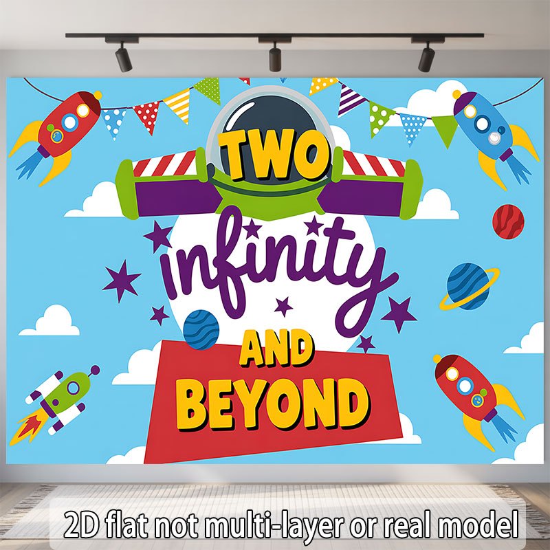 TEMU 2dflat Banner 1pc, 2 , Suitable For Events, Weddings, Parties, Coming-of-age Ceremonies, Ceremonies, , Entrance, Room Decoration, Indoor/outdoor