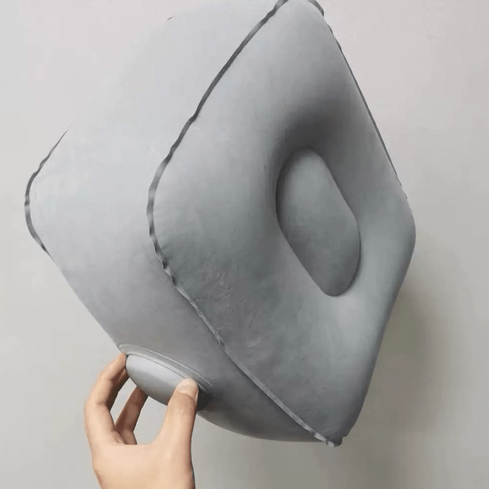TEMU 【押して膨らませる】ポータブル折りたたみレイジーチェア - キャンプや釣り、屋外星空観察に最適なインフレータブルシート。膨らみ、耐久性、軽量で、ビーチ、車の緊急時、オフィス、レジャーに最適