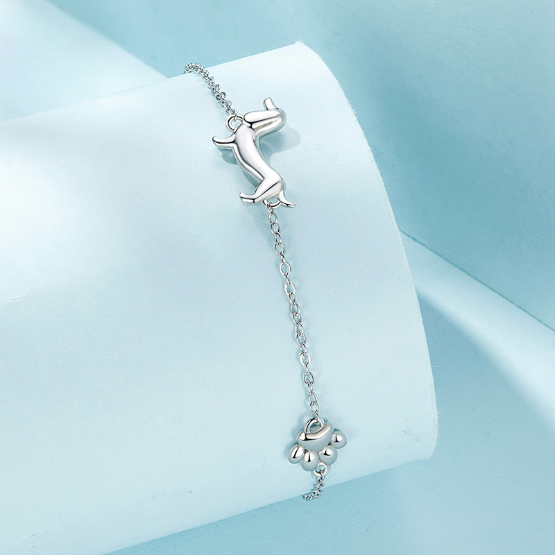 Cute Dachshund Bracelet, Unisex Versatile Accessory