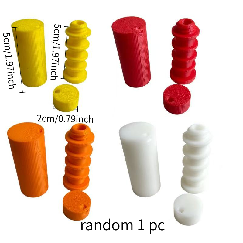 TEMU 1pc Random Color(white/orange/red/yellow) Keychain Sewing Kit, Mini Travel Sewing Set With Thread Needle Scissors Spool, Compact Clothing Repair