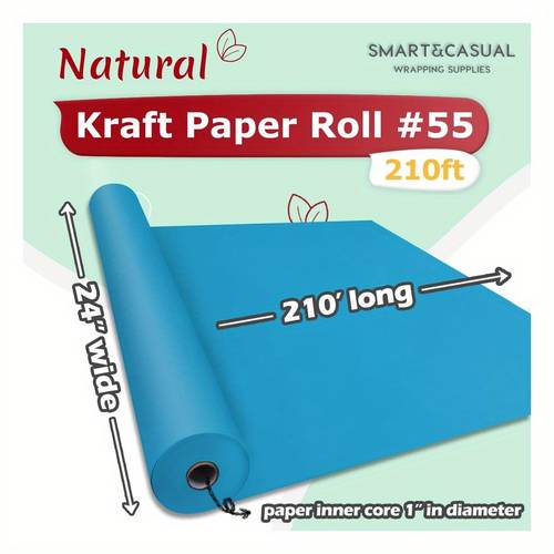 17 8 1200 100 brown wrapping paper for crafts gifts bulletin boards bouquet flowers table covering packing shipping moving 70gsm 50lb