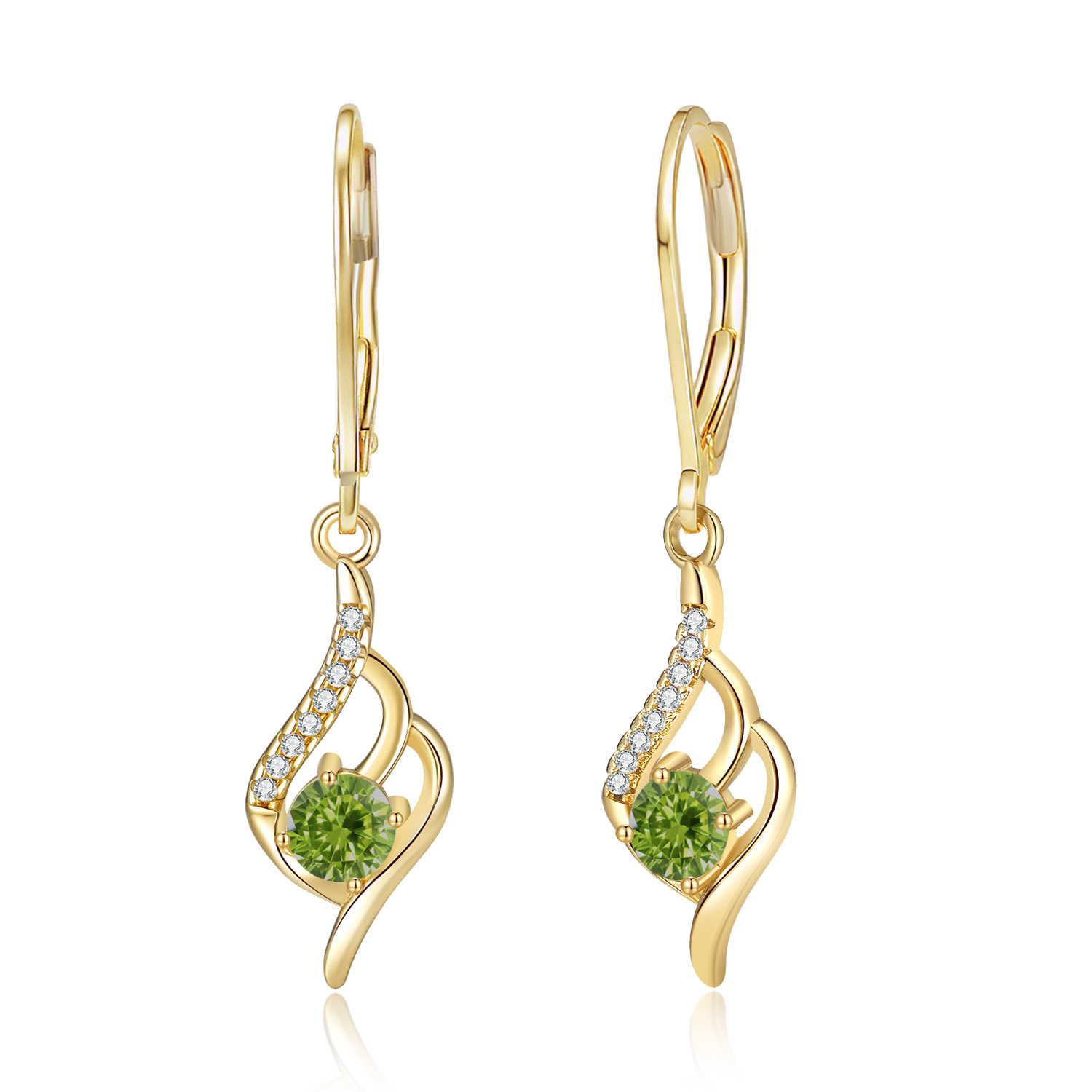Minimalist 1-Carat Moissanite French Earrings for Women
