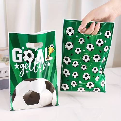 gift for her him 12 24pcs football themed birthday party decorations and teen sports activity party favor bags an ideal with dimensions of 6 5 by 9 84 inches