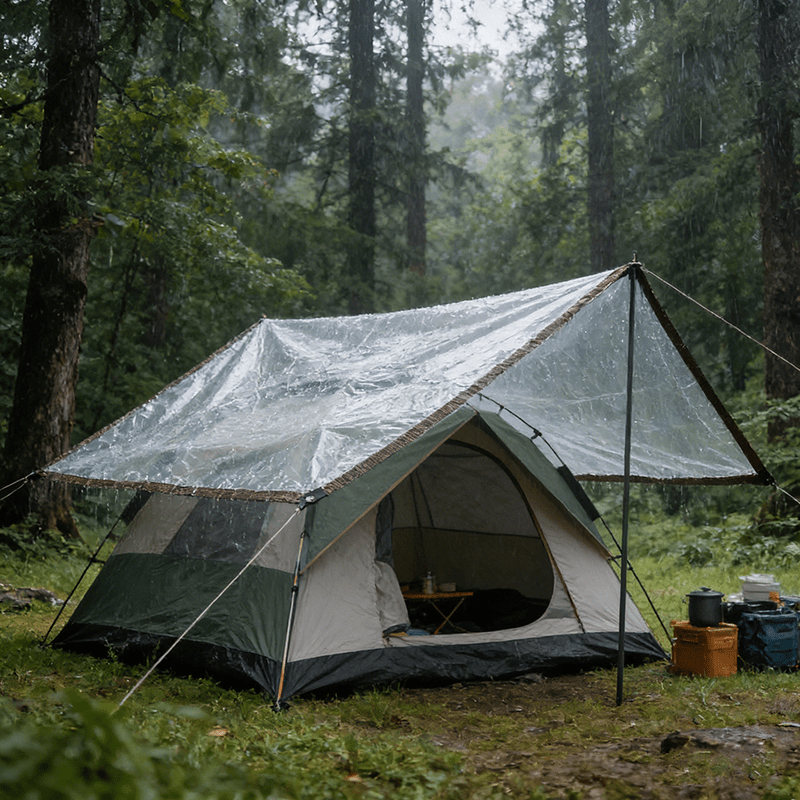 tarp campingplatz Timberline Lightweight Camp Deliving Größe:86-92 Fiamma Privacy Room F45,