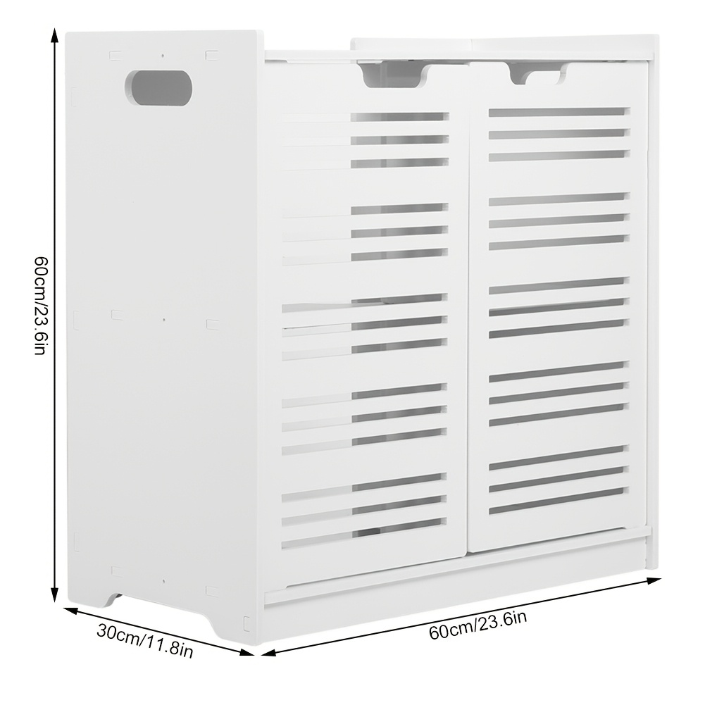 item picture 2026tms   for early spring under bathroom vanity cabinet white freestanding makeup storage cabinet multi scene storage for laundry bathroom bedroom ideal for   organization white bathroom vanity  