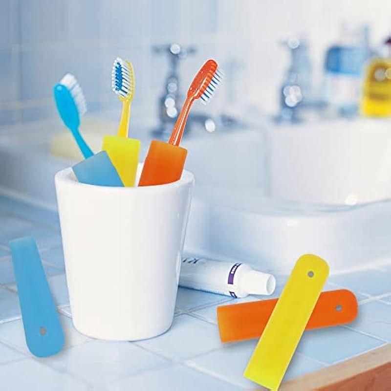 6pcs travel toothbrush case holder breathable portable toothbrush container multiple   toothbrush holder for home trip camping details 2