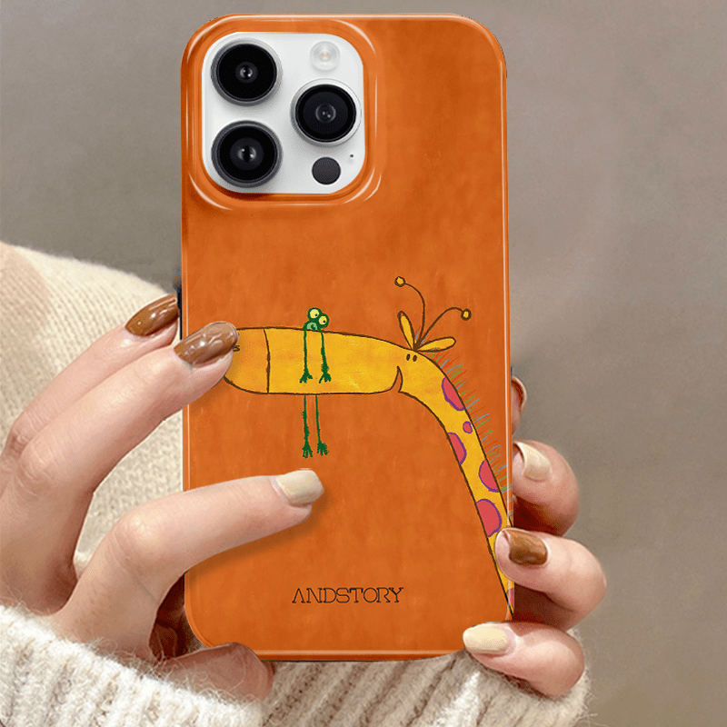 TEMU Phone Case - Creative And Cute Cartoon Pattern Material Phone Case, Suitable For Iphone 16/15/14/13/12/11/7/8/plus/pro/promax/mini/xmax Xr