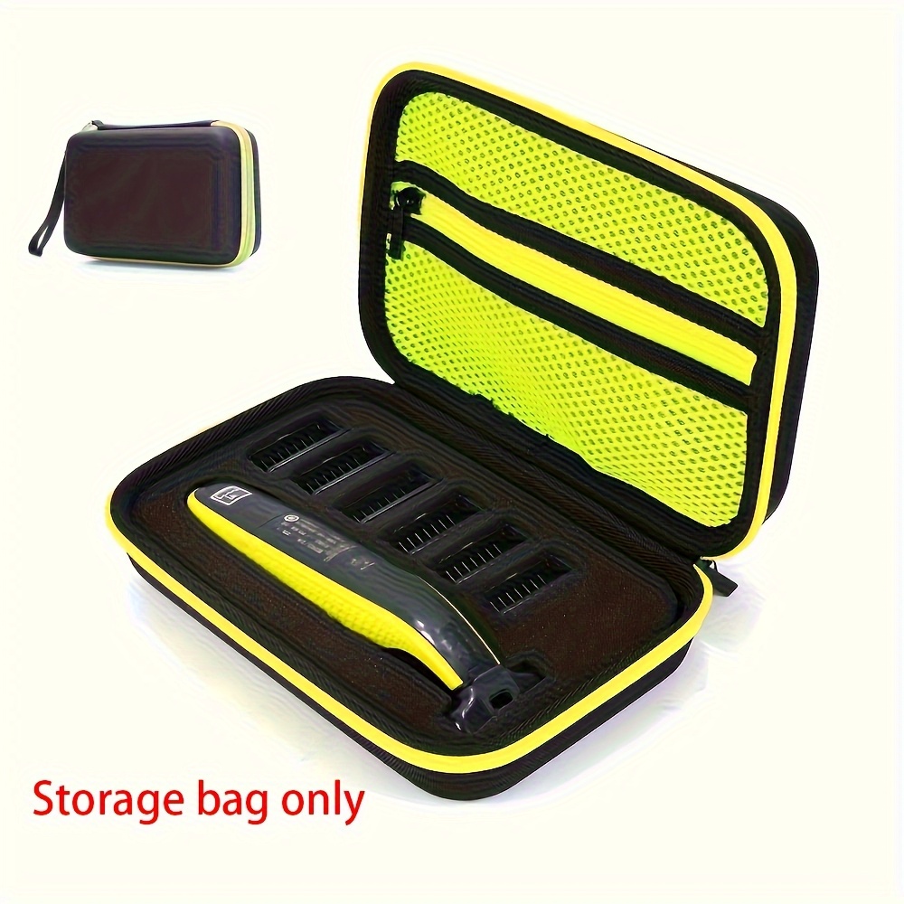 Image of Eva Hard Case Electric Shaver Travel Storage Bag For Norelco Qp150/qp2520/90/70- Portable Carrying Pouch, No Power Needed, Razor Travel Case, Shaving Box, Carrying Bag