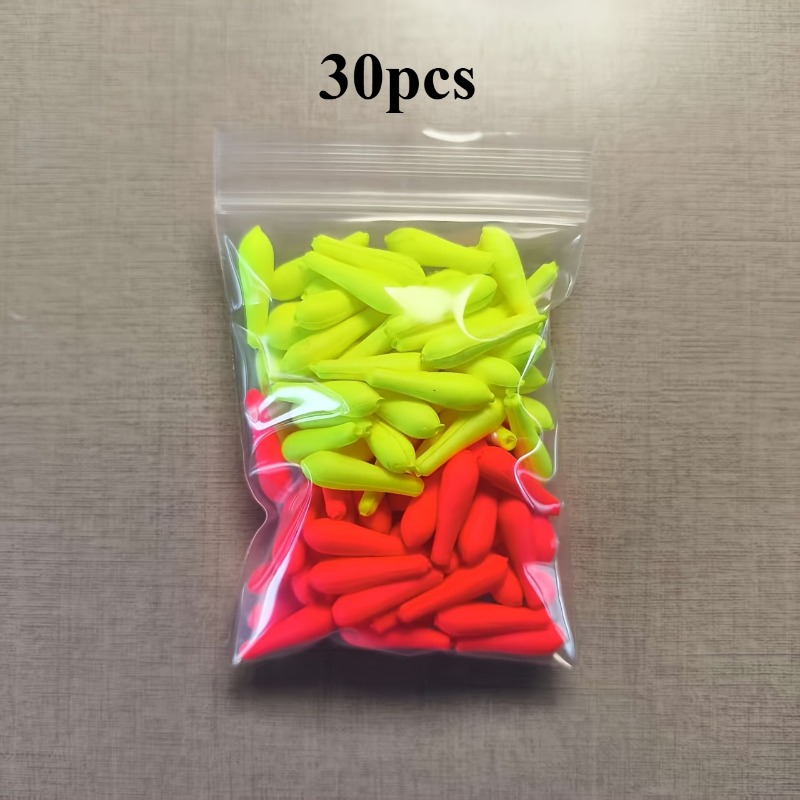 TEMU 30 Random Color Eva Foam Spherical Floats, High-density Windproof Design, Lightweight And Durable Professional Fishing Accessories