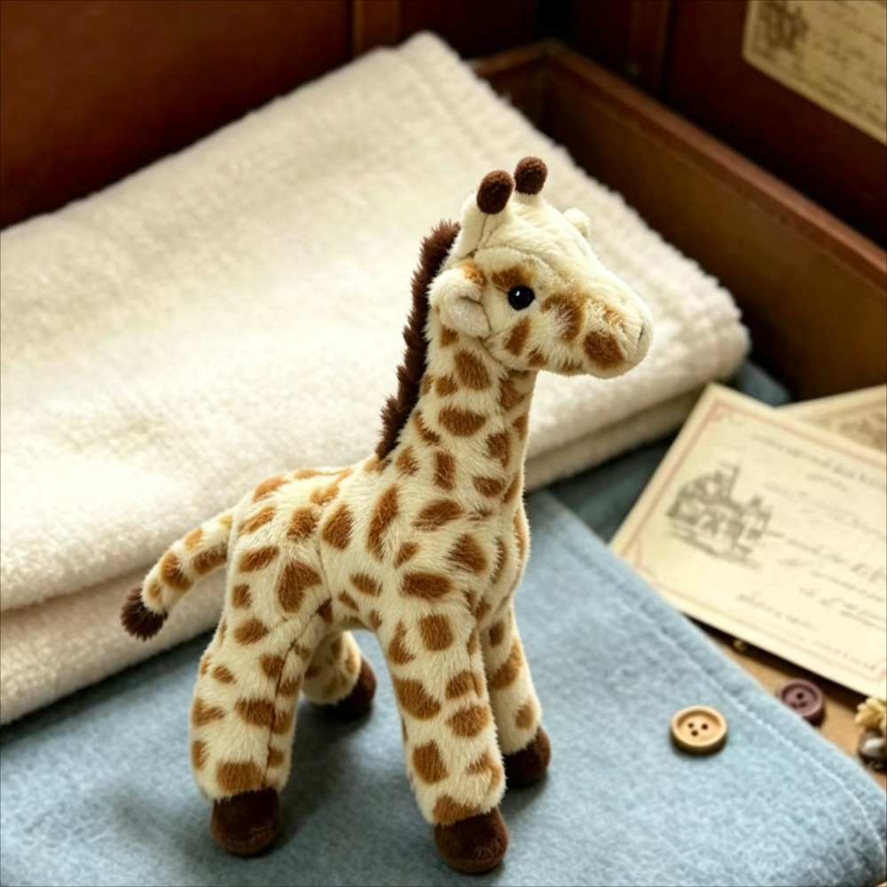 Cute Giraffe Plush Toy, Creative Standing Patterned Doll